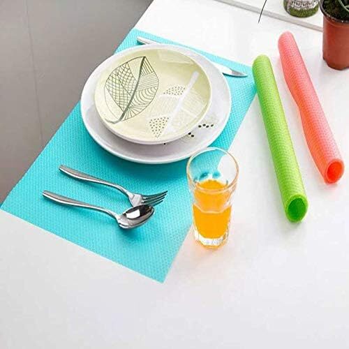 Antibacterial Fridge Shelf Liner Mat Kitchen Drawer Liner Sheets Waterproof 4pcs - Picture 3 of 13