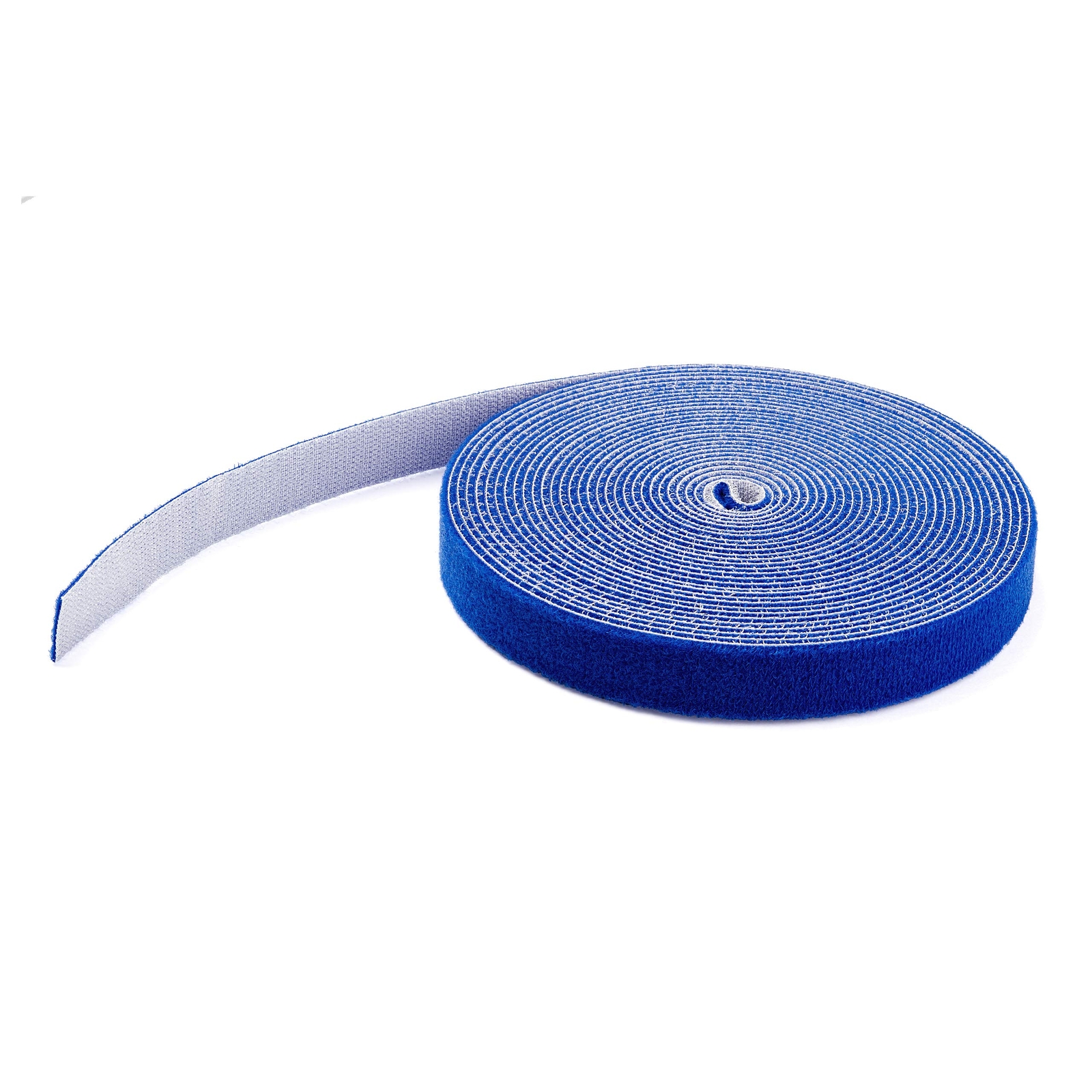 100Ft. Hook And Loop Roll - Blue - Resuable NUOVO
