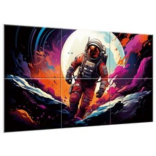 JBER Art Acoustic Panels, 6 Pack Self-Adhesive Large Wall Art Paintings for W...