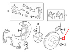 LEXUS RX AL20 Bremsscheibe vorne 435120E050 43512-0E050 NEU ORIGINAL