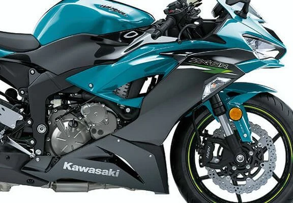 KAWASAKI NINJA ZX 6R 2021 COWLING SIDE LH RR P.N.TEAL 55028 0671 68D