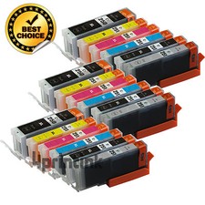 18 Pk PGI-250XL CLI-251XL Gray Ink Cartridge For Canon Pixma MG7120 MG6320 Chip