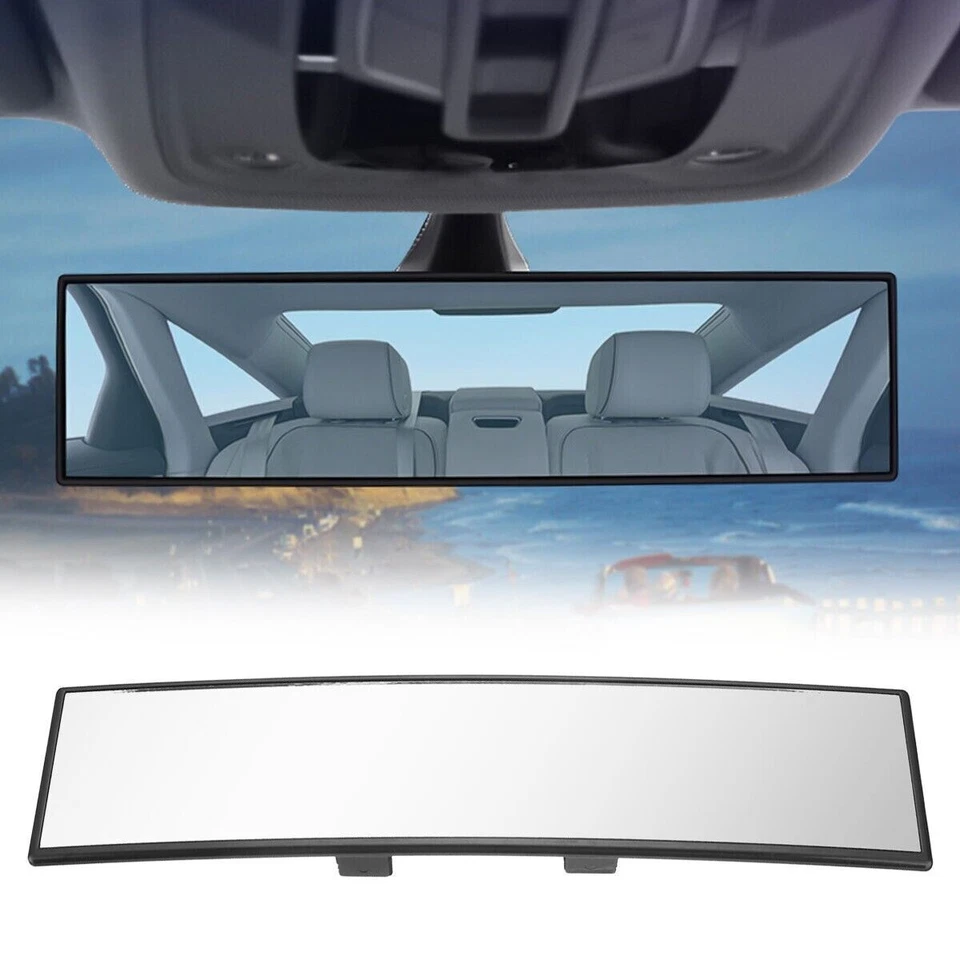 Espejo retrovisor gran angular convexo con lente transparente para coche Angel View Foto 2 de 4