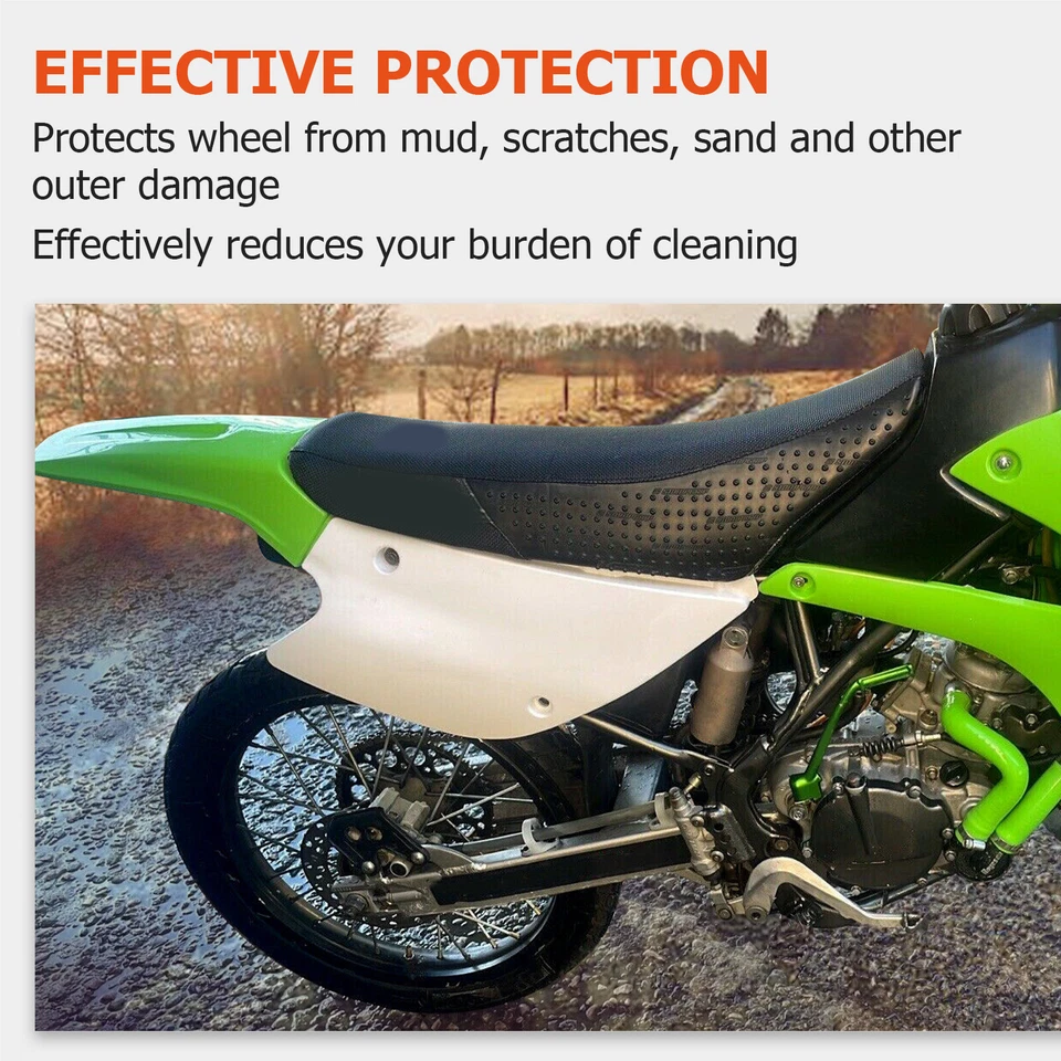 Kit de carrocería de plástico rediseñado verde/blanco para Kawasaki KX100 KX85 2001-2013 Foto 3 de 4