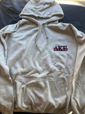 Delta Kappa Epsilon Sand Hoodie w/Embroidered Letters sz Medium