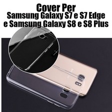 CUSTODIA COVER PER Samsung Galaxy S7,s7 edge,Galaxy s8 e S8 Plus TPU ultra SLIM