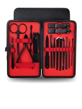 Manicure/Pedicure Set Nail Clippers Cleaner Cuticle Grooming Kit Nail Care Tool