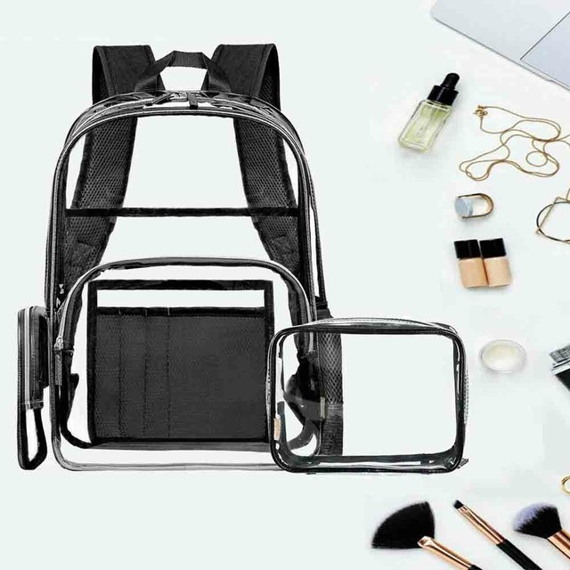 clear purse backpack