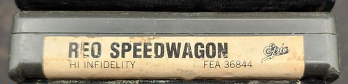 REO SPEEDWAGON Hi Infidelity FEA36844 8 Track Tape NOT TESTED - Picture 3 of 3