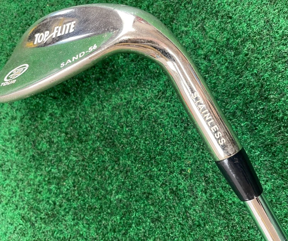 Spalding Top Flte Tour Sand-56 Stainless 56˚ Sand Wedge SW Hyper Steel step RH - Image 4 of 4