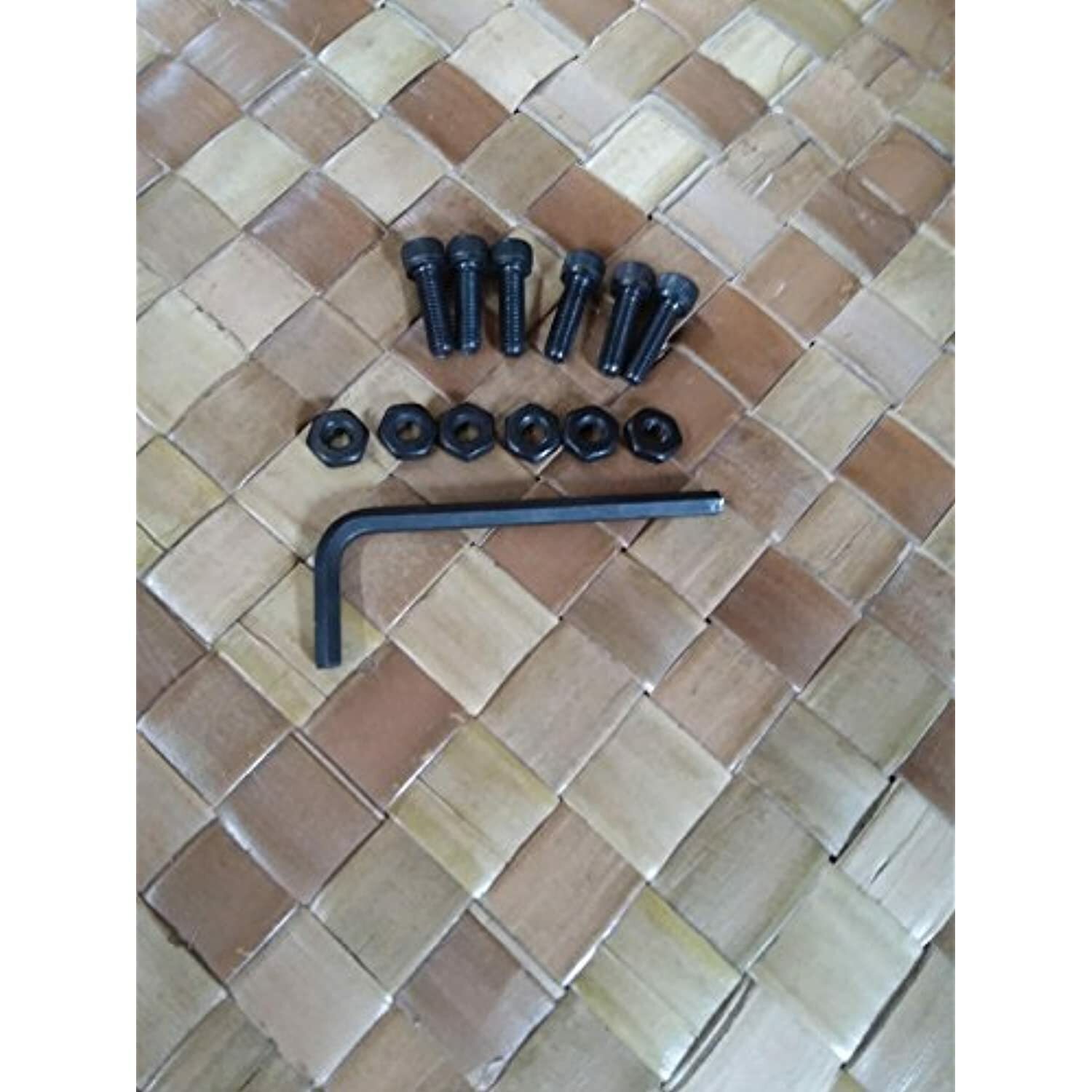 KA-BAR / Becker BK3 Knife Replacement 6 BLACK Steel Screws,6