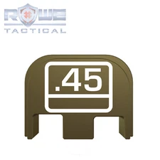 Rowe Tactical Rear Slide Cover Plate for Glock Gen 1-5 - Olive Drab - Glock .45