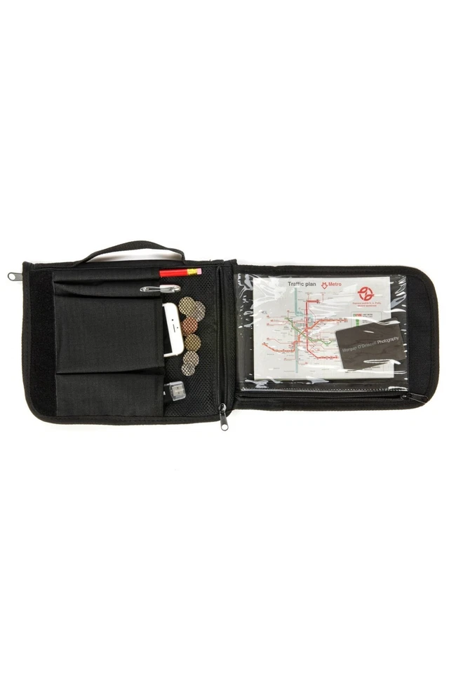 Snugpak Grab A5 - Organizador de documentos y papelería a5 - Verde oliva o negro Foto 3 de 3