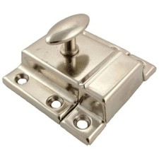 Nickel Plated Large Stamped Cabinet Latch NEW 10 pc/Pack