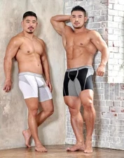 2PACK GX3 PRIME COTTON LONG BOXER JAPAN SEXY UNDERWEAR  K2164