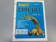 Rare Pettibone Cary Lift Super 6 Sales Sheet
