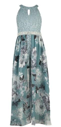 floating dress fashion show Novalie Cream V-Neck Midi Dress With Twist-Detail – Club L London