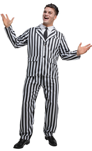 Mens Halloween Costume Adults Skeleton Vampire Hazmat Suit Fancy Dress Outfit - Picture 2 of 23