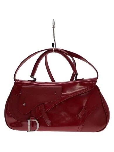 Sacoche de selle bandoulière Christian Dior X John Galliano 2WAY rouge 202501S