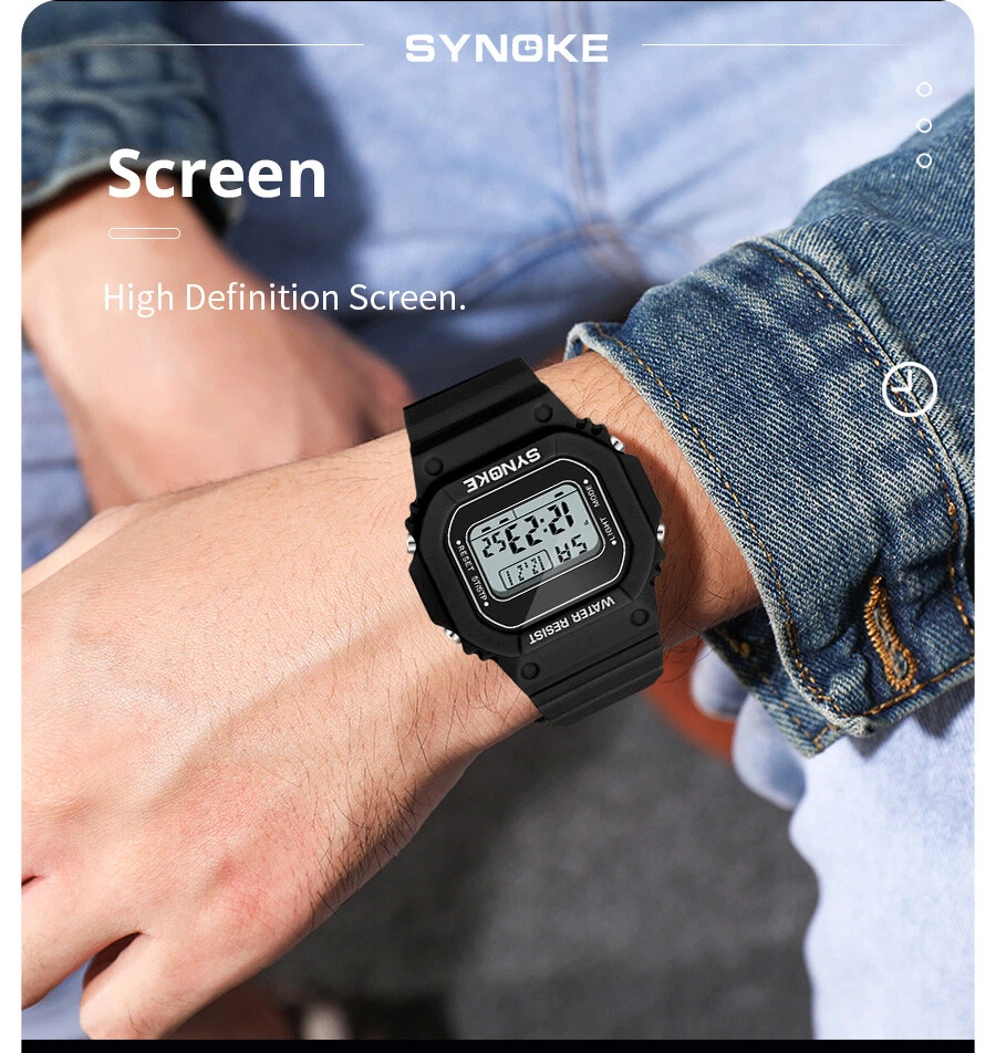 Back Light Multifunction Sport Watch Fishing Digital Watches Men s