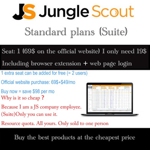Jungle Scout Jungle Scout Amazon Keepa Helium Software Product Research Tools Ebay