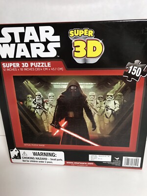 Disney Star Wars Super 3D Puzzle 150 Pieces New In Sealed Box