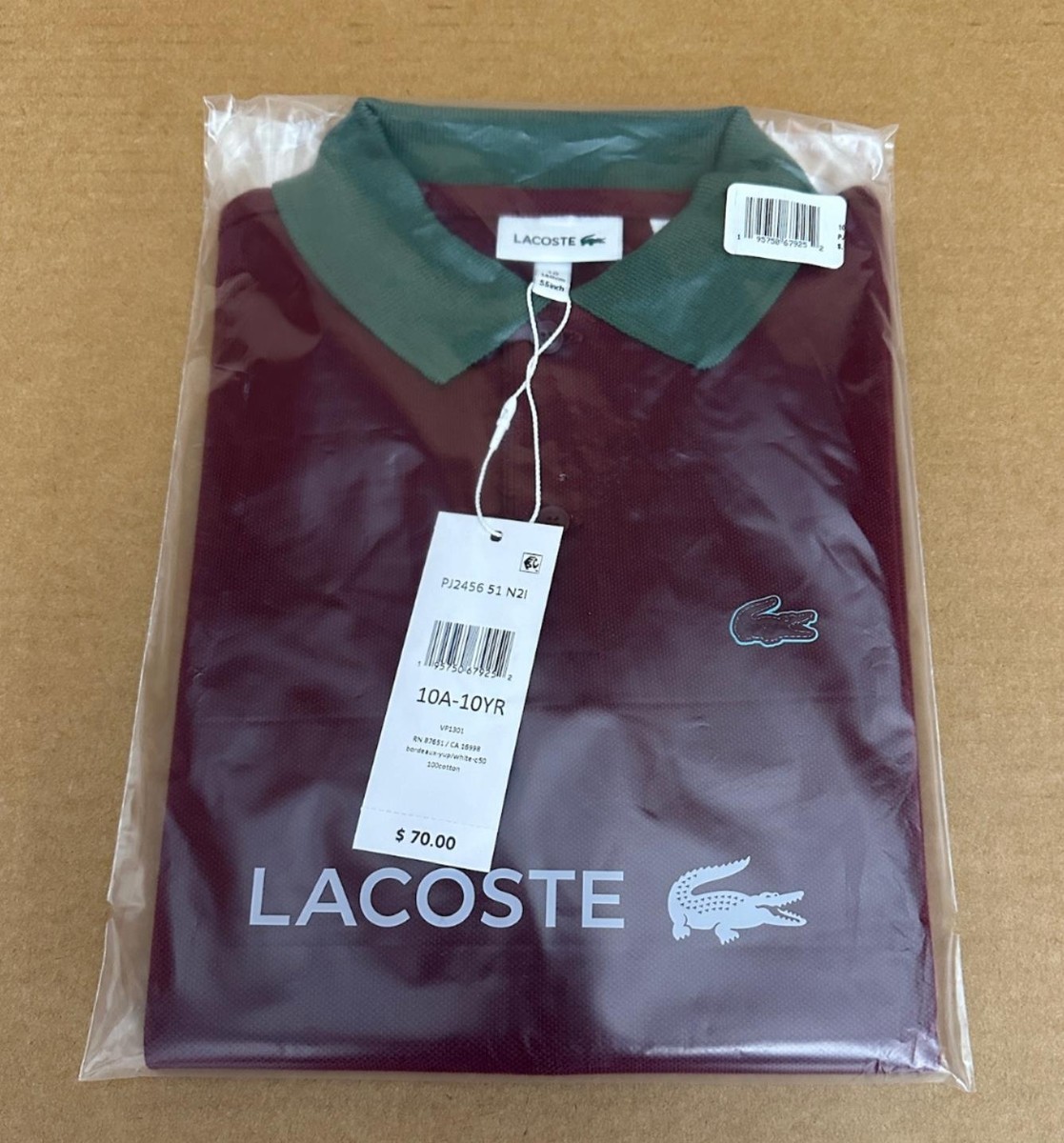 Tシャツ・カットソー LACOSTE SS24 Classic fit Cotton pique Polo Shirt (1212 CB8) s-l1200.png