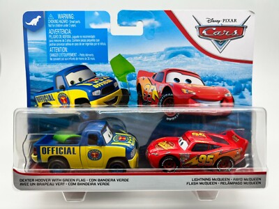 Disney Pixar Cars Diecast Dexter Hoover Green Flag & Lighting