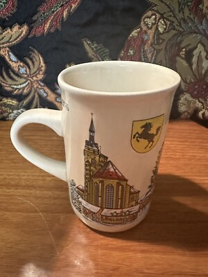 Christmas Stuttgarter Weihnachmarkt Germany Coffee Mug .2L 4" Tall | eBay