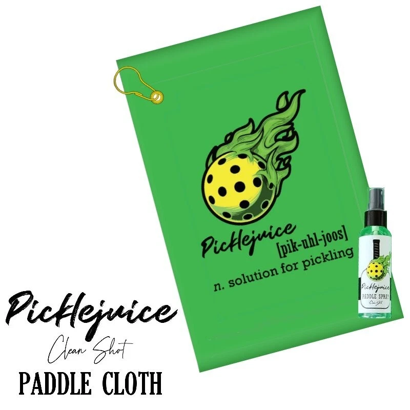 Pickleball Microfiber Cloth with Bag Clip Pickleball Microfiber Cloth with Bag Clip
