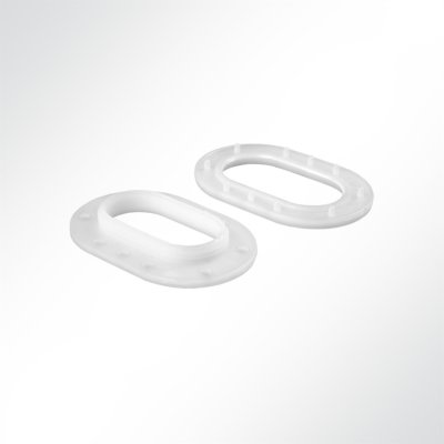 Lysel Ovalöse 40x21mm Kunstsoff Plastik Nylon LKW-Plane PKW-Plane Planenösen