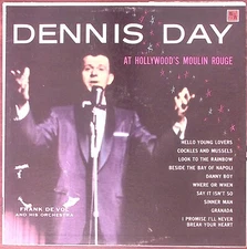DENNIS DAY AT HOLLYWOOD'S MOULIN ROUGE MASTERSEAL RECORDS VINYL LP 209-52