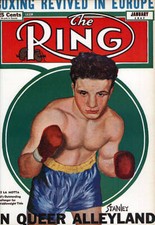 Jake Lamotta Ring Boxing Magazine Cover Photo