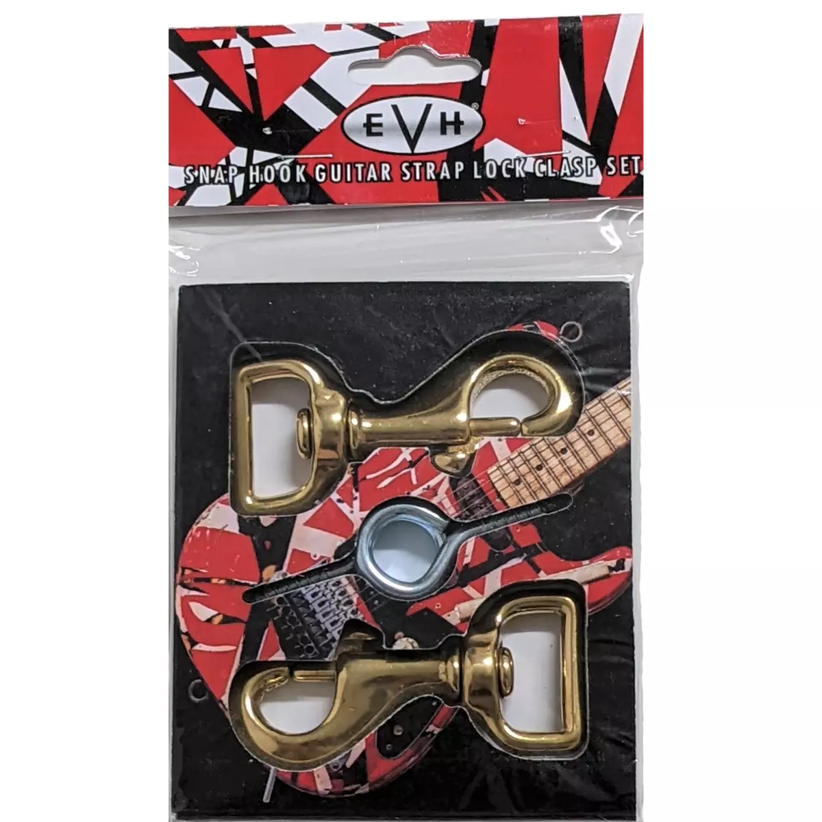 EVH Guitar Strap Lock Clasp Set with Eye Hooks