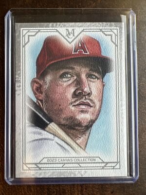2023 Topps Museum Collection MIKE TROUT Canvas Collection CCR-2 
