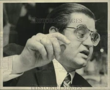 1976 Press Photo Hans Koschnick, Mayor of Brenan, Germany - nob50059