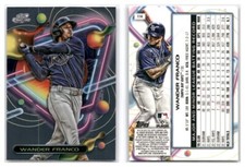 2023 Topps Cosmic Chrome Baseball Wander Franco Base #114 - Tampa Bay Rays