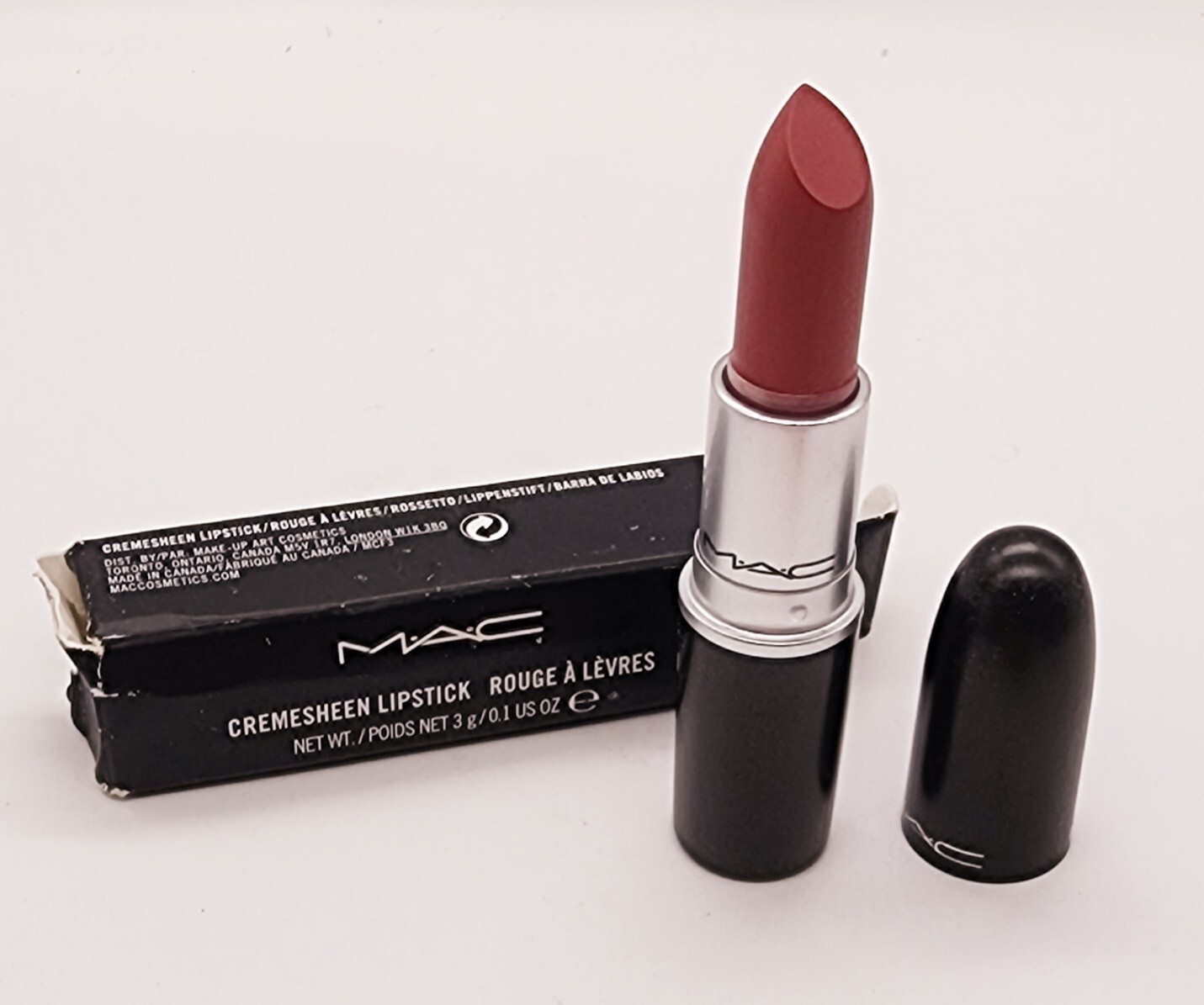 MAC Cremesheen Lipstick in Finally Free - Creamy Longwear Shade  -image