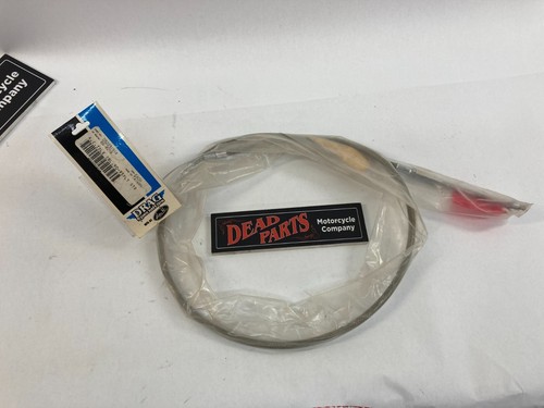 Harley stainless steel 90-95 FLT Touring idle cable  66-0218 DS223191 - Picture 1 of 2