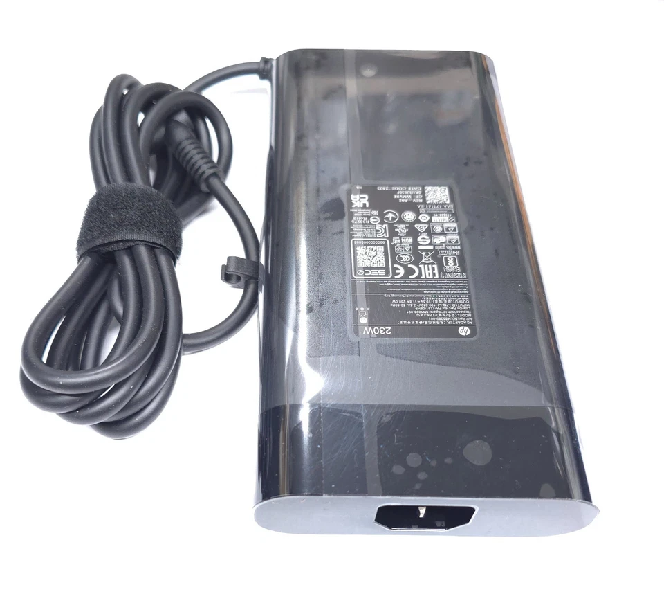 Nuevo cargador de CA Geniune 230W para HP M85389-003 M41303-001 N22367-001 (punta gris) Foto 3 de 4