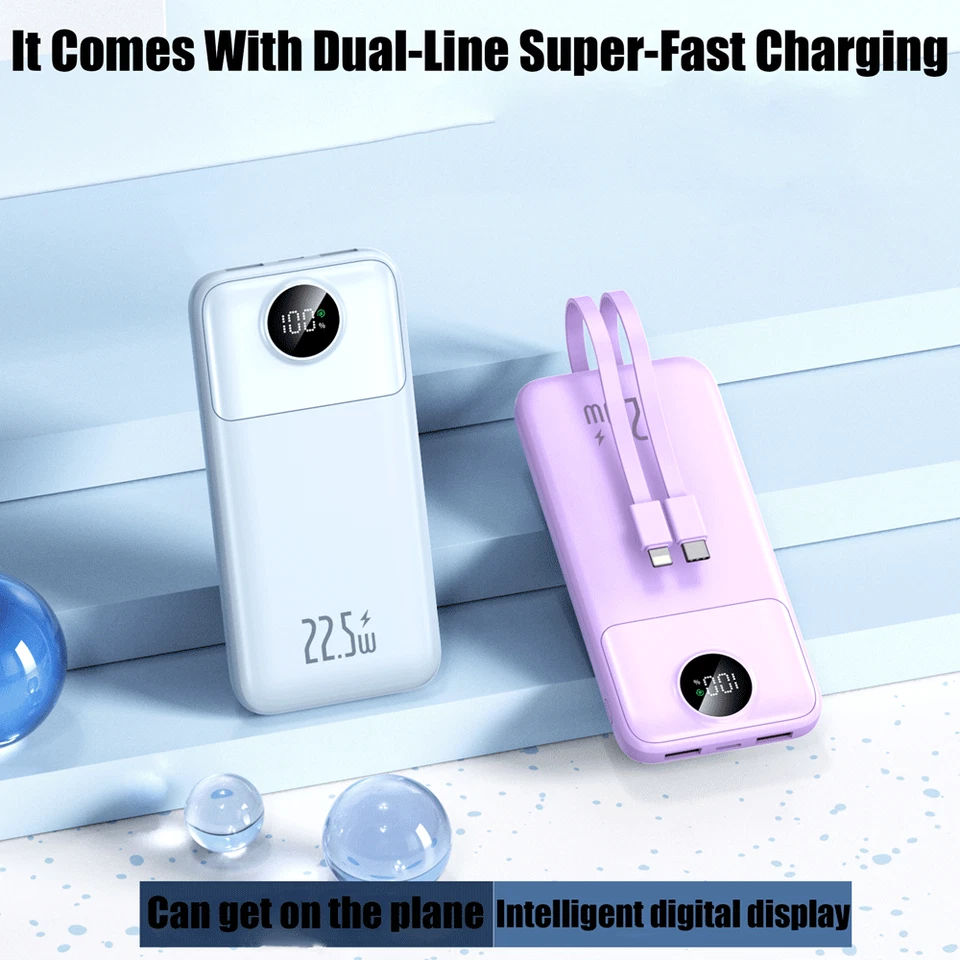 Новый 900000mAh питания банк быстрое зарядное устройство портативный внешний аккумулятор для сотового телефона - Изображение 3 из 4