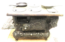 Antique Royal Toy Salesman Sample Cook Stove 4 
