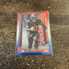 2025 Topps Chrome Quinshon Judkins Red White & Blue Refractor RC Rookie Card 325