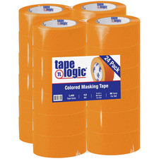 Tape Logic Masking Tape, 4.9 Mil, 2" X 60 Yds., Orange, 24/Case