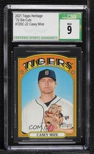 2021 Topps Heritage 1972 Die-Cuts Casey Mize #72DC-22 CSG 9 Mint 0i76
