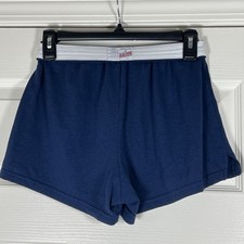 SOFFE Shorts Navy Blue Y2K Athletic Cheerleading Cotton/Polyester Medium