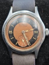 Damas Military 31mm Black/Copper Bullseye Dial Manual Wind Men's Watch