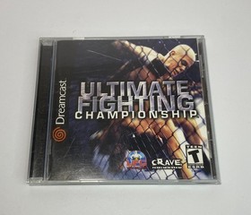 Sega Dreamcast White Console Bundle with 1 Controller, VMU and UFC Game | Tested