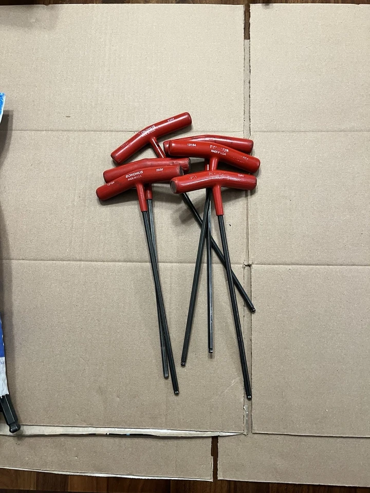 Vintage Bondhus T-Handle Metric Hex Tools 2.5mm - 10mm Lot Bulk Bundle 23 Pieces - Image 4 of 4