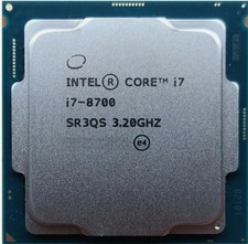 Intel Core i7-8700K Processor (3.7GHz, 6 Cores, LGA 1151) - SR3QR